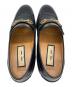 中古・古着 GUCCI (グッチ) シェリーライン ホースビットローファー ブラック サイズ:UK7：30000円