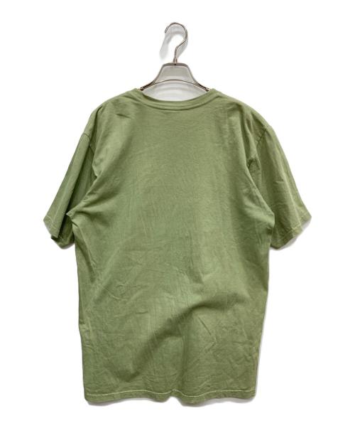 stussy（ステューシー）stussy (ステューシー) プリントTシャツ グリーン サイズ:Mの古着・服飾アイテム