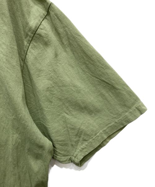 stussy（ステューシー）stussy (ステューシー) プリントTシャツ グリーン サイズ:Mの古着・服飾アイテム
