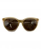 BURBERRYバーバリー）の古着「クリアフレームサングラス」｜ベージュ