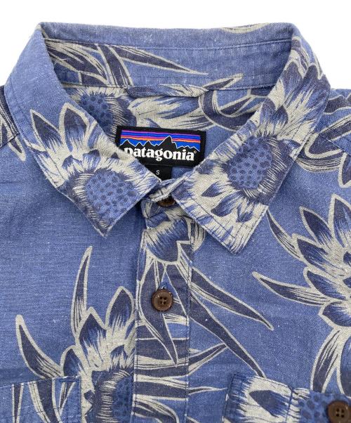 Patagonia（パタゴニア）Patagonia (パタゴニア) バック・ステップ・シャツ ブルー サイズ:Sの古着・服飾アイテム