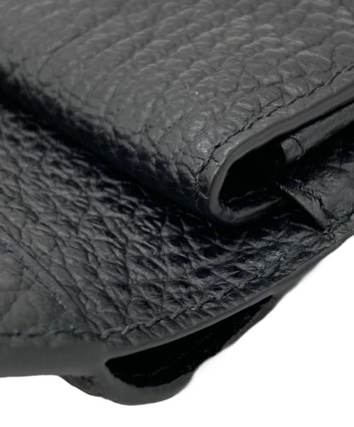 Maison Margiela（メゾンマルジェラ）Maison Margiela (メゾンマルジェラ) Compact Bi Fold Wallet ブラックの古着・服飾アイテム