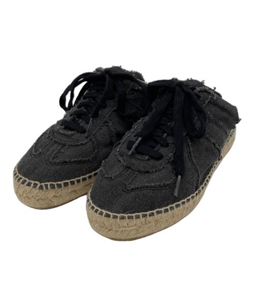 Maison Margiela（メゾンマルジェラ）Maison Margiela (メゾンマルジェラ) エスパドリーユスニーカー グレー サイズ:23㎝の古着・服飾アイテム
