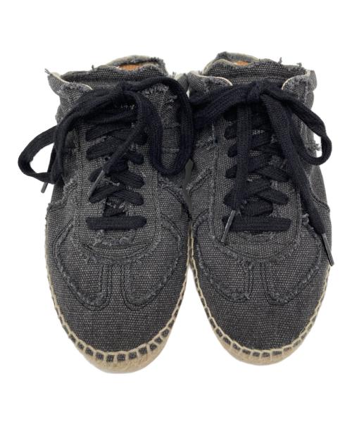 Maison Margiela（メゾンマルジェラ）Maison Margiela (メゾンマルジェラ) エスパドリーユスニーカー グレー サイズ:23㎝の古着・服飾アイテム