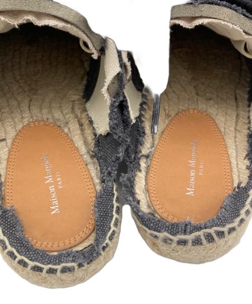 Maison Margiela（メゾンマルジェラ）Maison Margiela (メゾンマルジェラ) エスパドリーユスニーカー グレー サイズ:23㎝の古着・服飾アイテム