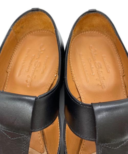 Jalan Sriwijaya（ジャランスリウァヤ）Jalan Sriwijaya (ジャランスリウァヤ) メリージェーンストラップシューズ ブラック サイズ:UK3 1/2の古着・服飾アイテム