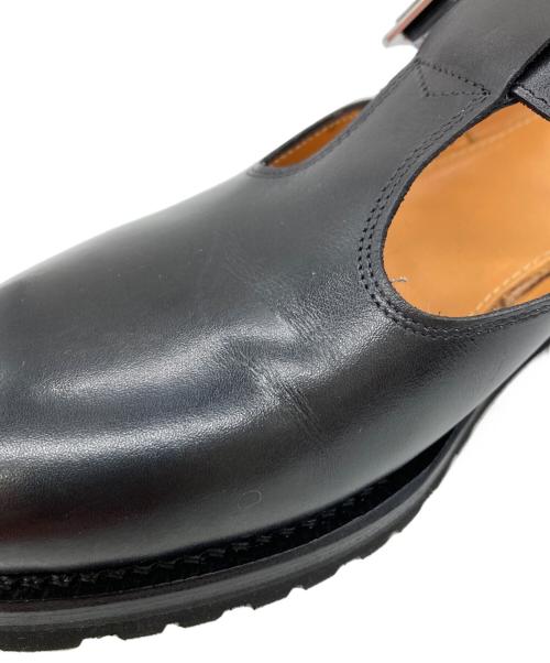 Jalan Sriwijaya（ジャランスリウァヤ）Jalan Sriwijaya (ジャランスリウァヤ) メリージェーンストラップシューズ ブラック サイズ:UK3 1/2の古着・服飾アイテム