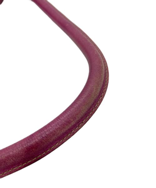 GUCCI（グッチ）GUCCI (グッチ) ミニハンドバッグ ベージュ×パープルの古着・服飾アイテム