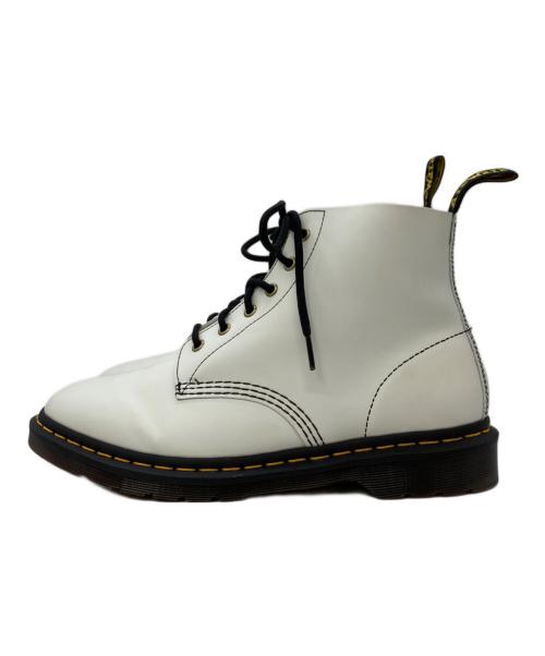 Dr.Martens（ドクターマーチン）Dr.Martens (ドクターマーチン) 101 ARC 6ホールブーツ ホワイト サイズ:UK9の古着・服飾アイテム