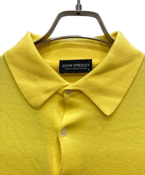 JOHN SMEDLEY（ジョンスメドレー）JOHN SMEDLEY (ジョンスメドレー) ニットポロシャツ イエロー サイズ:Mの古着・服飾アイテム