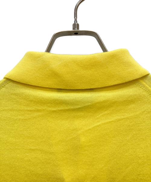JOHN SMEDLEY（ジョンスメドレー）JOHN SMEDLEY (ジョンスメドレー) ニットポロシャツ イエロー サイズ:Mの古着・服飾アイテム