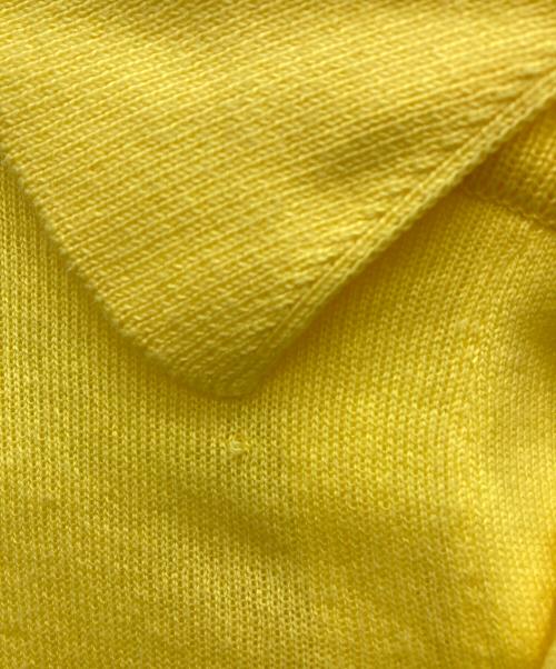 JOHN SMEDLEY（ジョンスメドレー）JOHN SMEDLEY (ジョンスメドレー) ニットポロシャツ イエロー サイズ:Mの古着・服飾アイテム