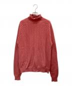 HERMESエルメス）の古着「カシミヤハイネックニット」｜ピンク