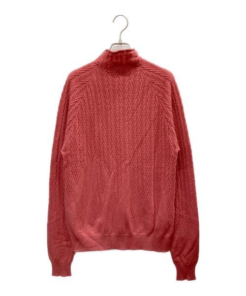HERMES（エルメス）HERMES (エルメス) カシミヤハイネックニット ピンク サイズ:Sの古着・服飾アイテム