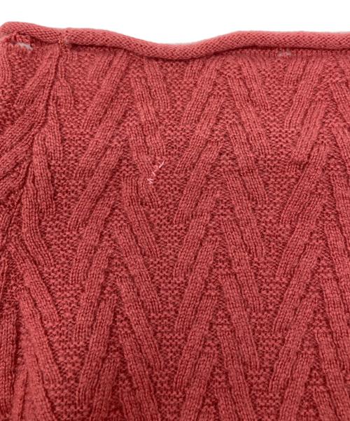 HERMES（エルメス）HERMES (エルメス) カシミヤハイネックニット ピンク サイズ:Sの古着・服飾アイテム