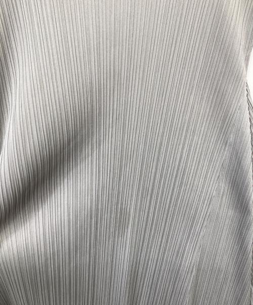 PLEATS PLEASE（プリーツプリーズ）PLEATS PLEASE (プリーツプリーズ) ノースリーブプリーツワンピース グレー サイズ:3の古着・服飾アイテム