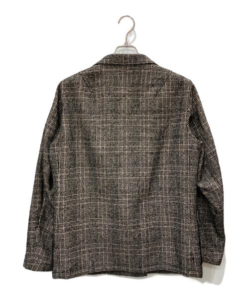 DRESSTERIOR（ドレステリア）DRESSTERIOR (ドレステリア) ループグレンチェックジャケット ブラウン サイズ:Mの古着・服飾アイテム