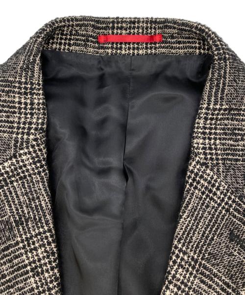 DRESSTERIOR（ドレステリア）DRESSTERIOR (ドレステリア) ループグレンチェックジャケット ブラウン サイズ:Mの古着・服飾アイテム
