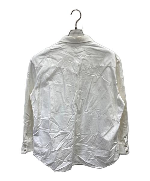 CELINE（セリーヌ）CELINE (セリーヌ) オーバーサイズウェスタンシャツ ホワイト サイズ:Mの古着・服飾アイテム