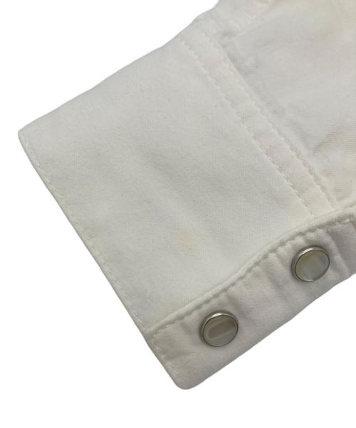 CELINE（セリーヌ）CELINE (セリーヌ) オーバーサイズウェスタンシャツ ホワイト サイズ:Mの古着・服飾アイテム