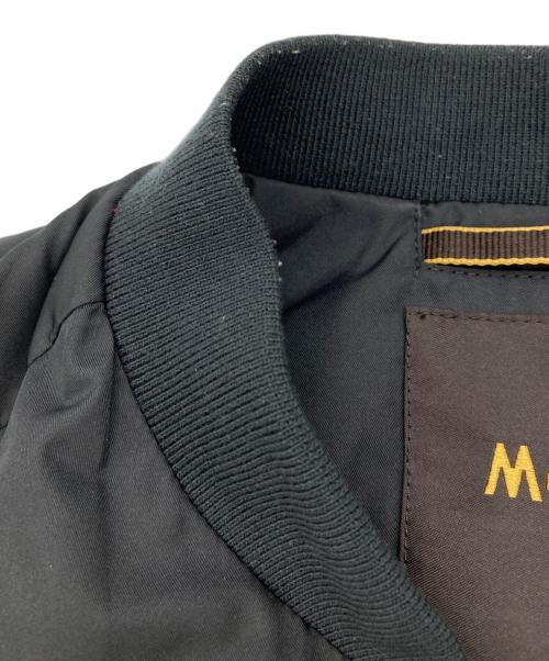 MOORER（ムーレー）MOORER (ムーレー) 撥水加工ボンバージャケット ブラック サイズ:48の古着・服飾アイテム