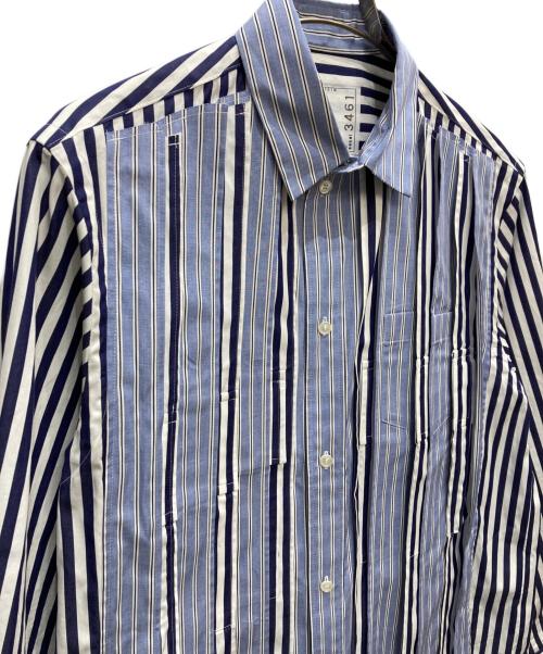 sacai（サカイ）sacai (サカイ) 24AW Cotton Poplin Shirt ブルー サイズ:1の古着・服飾アイテム