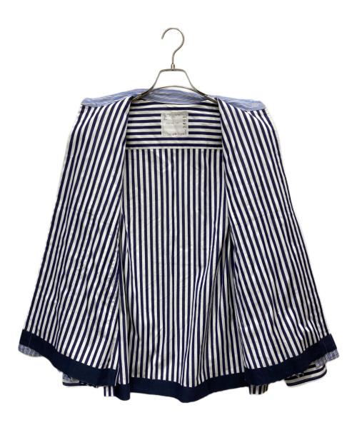 sacai（サカイ）sacai (サカイ) 24AW Cotton Poplin Shirt ブルー サイズ:1の古着・服飾アイテム