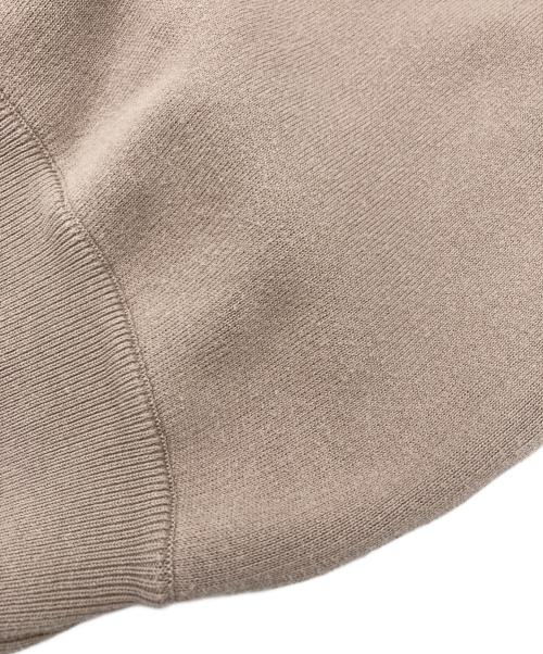 RIVE DROITE（リヴドロワ）RIVE DROITE (リヴドロワ) コットンスムースラウンドヘムニット ベージュ サイズ:FREEの古着・服飾アイテム