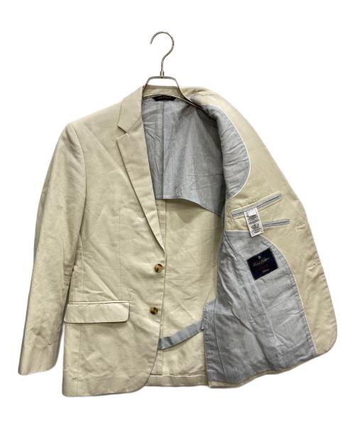 BROOKS BROTHERS（ブルックスブラザーズ）BROOKS BROTHERS (ブルックスブラザーズ) リネン混テーラードジャケット アイボリー サイズ:Sの古着・服飾アイテム