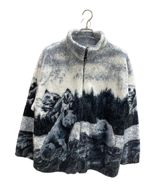 BLACK MOUNTAIN（ブラックマウンテン）BLACK MOUNTAIN (ブラックマウンテン) 90's アニマルフリースジャケット ブラック サイズ:Lの古着・服飾アイテム