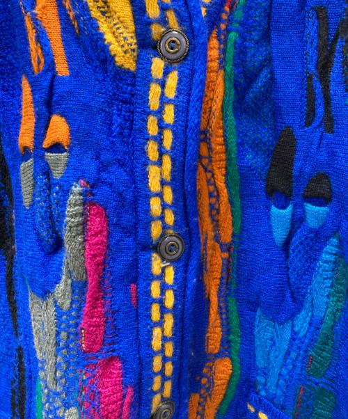 Coogi（クージー）COOGI (クージー) 3Dニットカーディガン マルチカラー サイズ:Ｍ 未使用品の古着・服飾アイテム