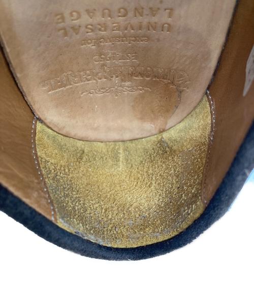 UNIVERSAL LANGUAGE（ユニバーサルランゲージ）UNIVERSAL LANGUAGE (ユニバーサルランゲージ) UNION IMPERIAL (ユニオンインペリアル) スウェードコインローファー ブラウン サイズ:UK6 1/2の古着・服飾アイテム