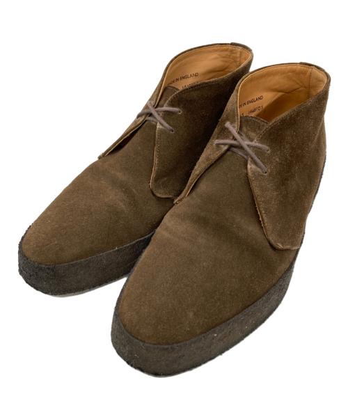 SANDERS（サンダース）SANDERS (サンダース) UNITED ARROWS (ユナイテッドアローズ) スエードチャッカブーツ ブラウン サイズ:UK8の古着・服飾アイテム