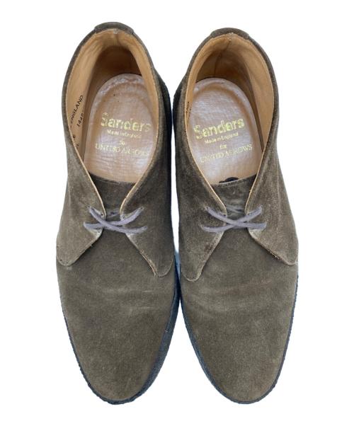 SANDERS（サンダース）SANDERS (サンダース) UNITED ARROWS (ユナイテッドアローズ) スエードチャッカブーツ ブラウン サイズ:UK8の古着・服飾アイテム