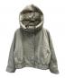 MICHEL KLEIN（ミッシェルクラン）の古着「「撥水/2WAY」ストレッチツイル中綿ショートブルゾン」｜カーキ