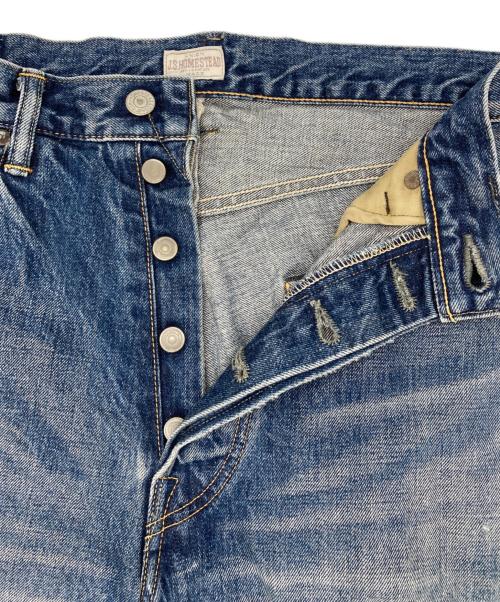 J.S HOMESTEAD（ジャーナルスタンダード ホームステッド）J.S HOMESTEAD (ジャーナルスタンダード ホームステッド) エイジングデニムワイド5ポケ インディゴ サイズ:Mの古着・服飾アイテム