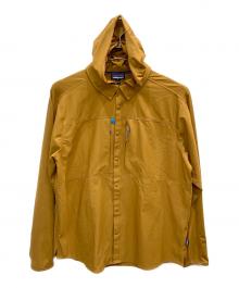 Patagonia（パタゴニア）の古着「リバー・ランブラー・ハイブリッド・サン・フーディ」｜ブラウン