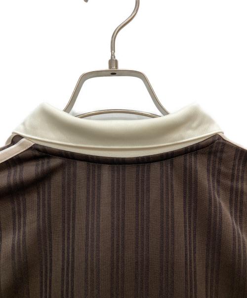 adidas（アディダス）adidas (アディダス) U FOOTBALL JERSEY TEE ブラウン サイズ:Lの古着・服飾アイテム