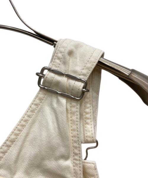 MACPHEE（マカフィー）MACPHEE (マカフィー) フレンチワーカーサージジャンパースカート アイボリー サイズ:Sの古着・服飾アイテム