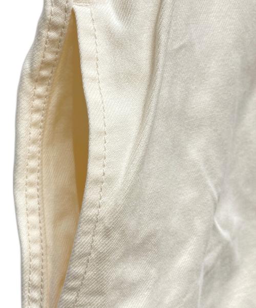 MACPHEE（マカフィー）MACPHEE (マカフィー) フレンチワーカーサージジャンパースカート アイボリー サイズ:Sの古着・服飾アイテム