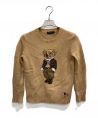 POLO RALPH LAURENポロ・ラルフローレン）の古着「ポロベアーニット」｜ブラウン