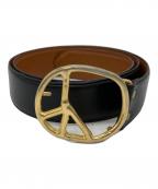 Needlesニードルズ）の古着「Peace Buckle Belt」｜ブラック