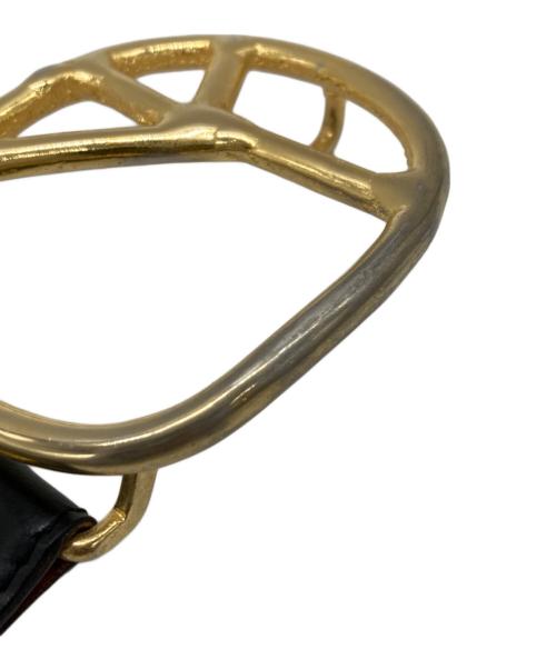 Needles（ニードルズ）Needles (ニードルズ) Peace Buckle Belt ブラックの古着・服飾アイテム