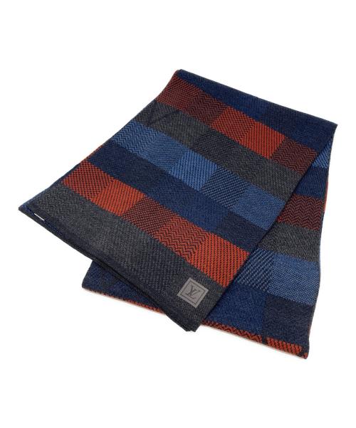 LOUIS VUITTON（ルイ ヴィトン）LOUIS VUITTON (ルイ ヴィトン) エルシャプ・ダミエ マフラー マルチカラーの古着・服飾アイテム