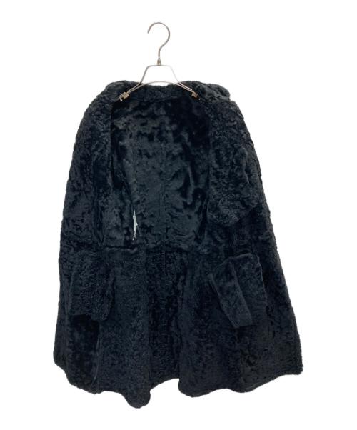 JIL SANDER（ジルサンダー）JIL SANDER (ジルサンダー) ムートンコート ブラック サイズ:34の古着・服飾アイテム
