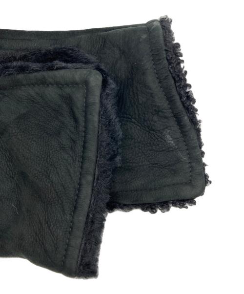 JIL SANDER（ジルサンダー）JIL SANDER (ジルサンダー) ムートンコート ブラック サイズ:34の古着・服飾アイテム