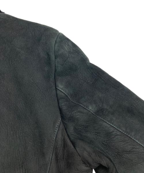 JIL SANDER（ジルサンダー）JIL SANDER (ジルサンダー) ムートンコート ブラック サイズ:34の古着・服飾アイテム