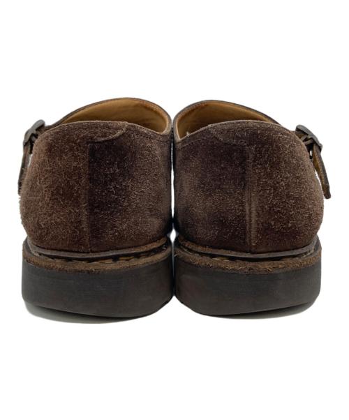 PARABOOT（パラブーツ）PARABOOT (パラブーツ) WILLIAM スウェードダブルモンクストラップシューズ ブラウン サイズ:UK7の古着・服飾アイテム