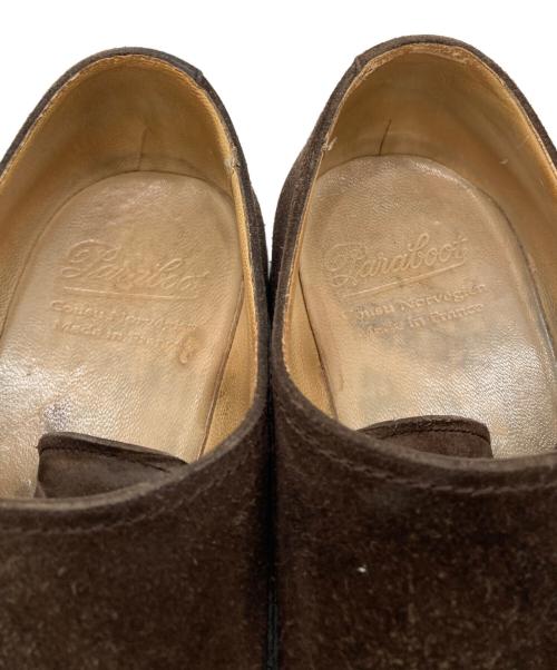 PARABOOT（パラブーツ）PARABOOT (パラブーツ) WILLIAM スウェードダブルモンクストラップシューズ ブラウン サイズ:UK7の古着・服飾アイテム