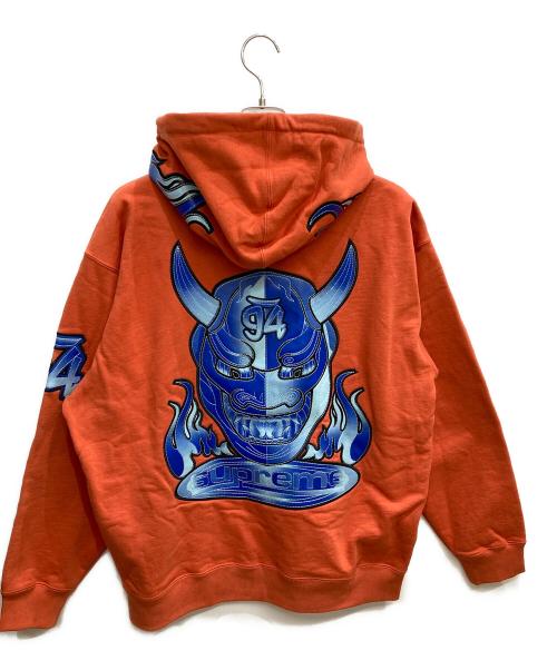 SUPREME（シュプリーム）Supreme (シュプリーム) Demon Zip Up Hooded Sweatshirt オレンジ サイズ:Lの古着・服飾アイテム